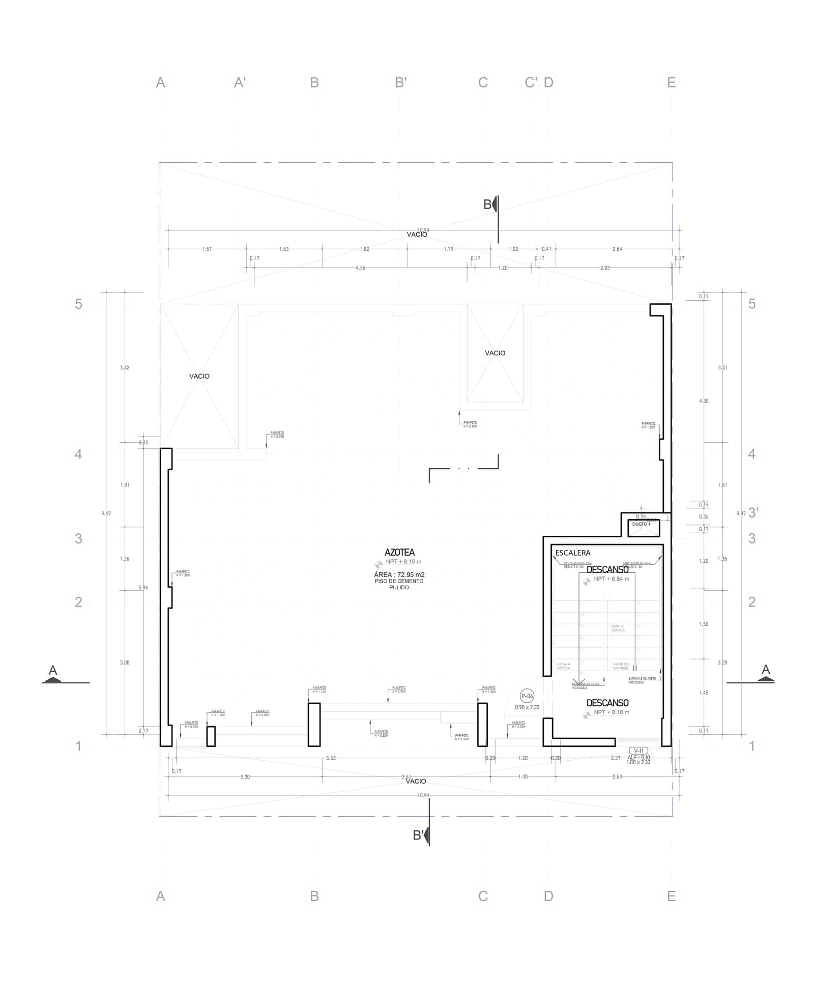 Multifamiliar de 3 niveles — 4